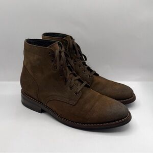 Thursday Boot Co President Mocha Suede Handcrafted Men's Boots Size 10.5 US Good